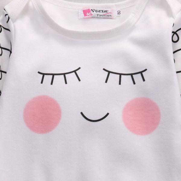 Long Sleeve +  2 Pieces Hat Clothes Set