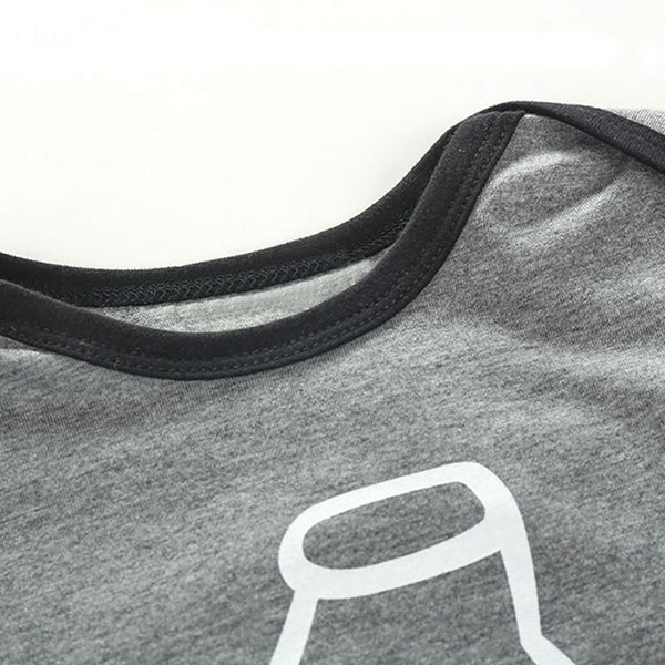 Milk Bottle Print Clothes Set